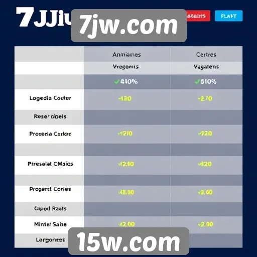 Comparativo entre 7jw.com e outros sites de jogos